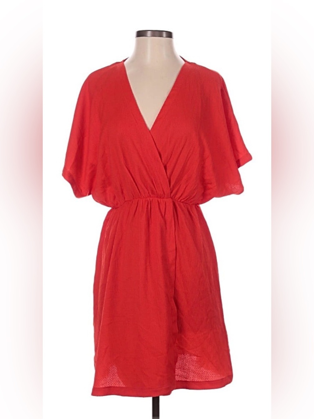 Red V-Neck Women’s Dress H&M